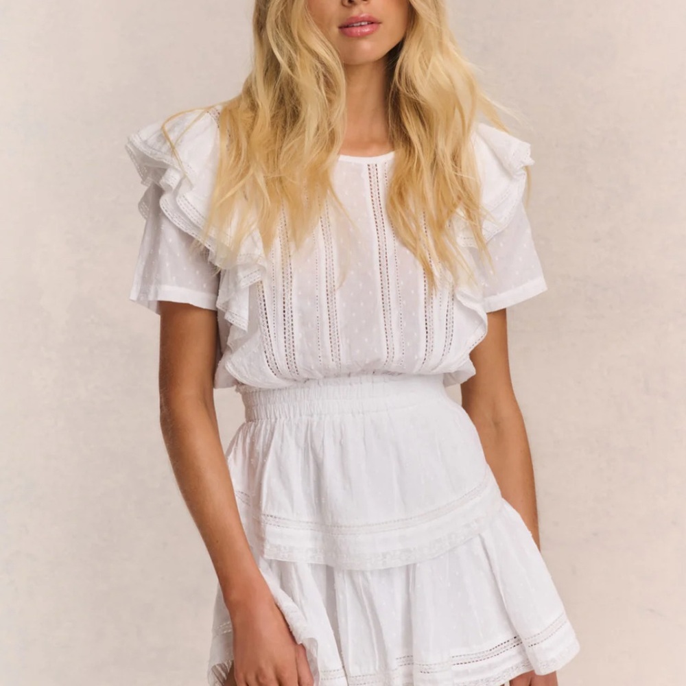 LoveShackFancy Natasha Mini Dress